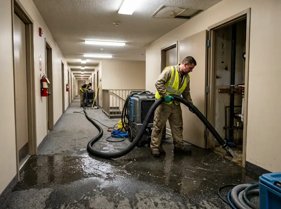 multi-unit-apartment-hallway-f-005 — frequently asked questions, Emergency Burst Pipe Water Extraction & Removal in Selbyvil…